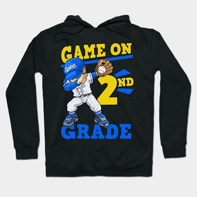 2nd Grade Baseball Dabbing Hoodie by KAWAIITEE